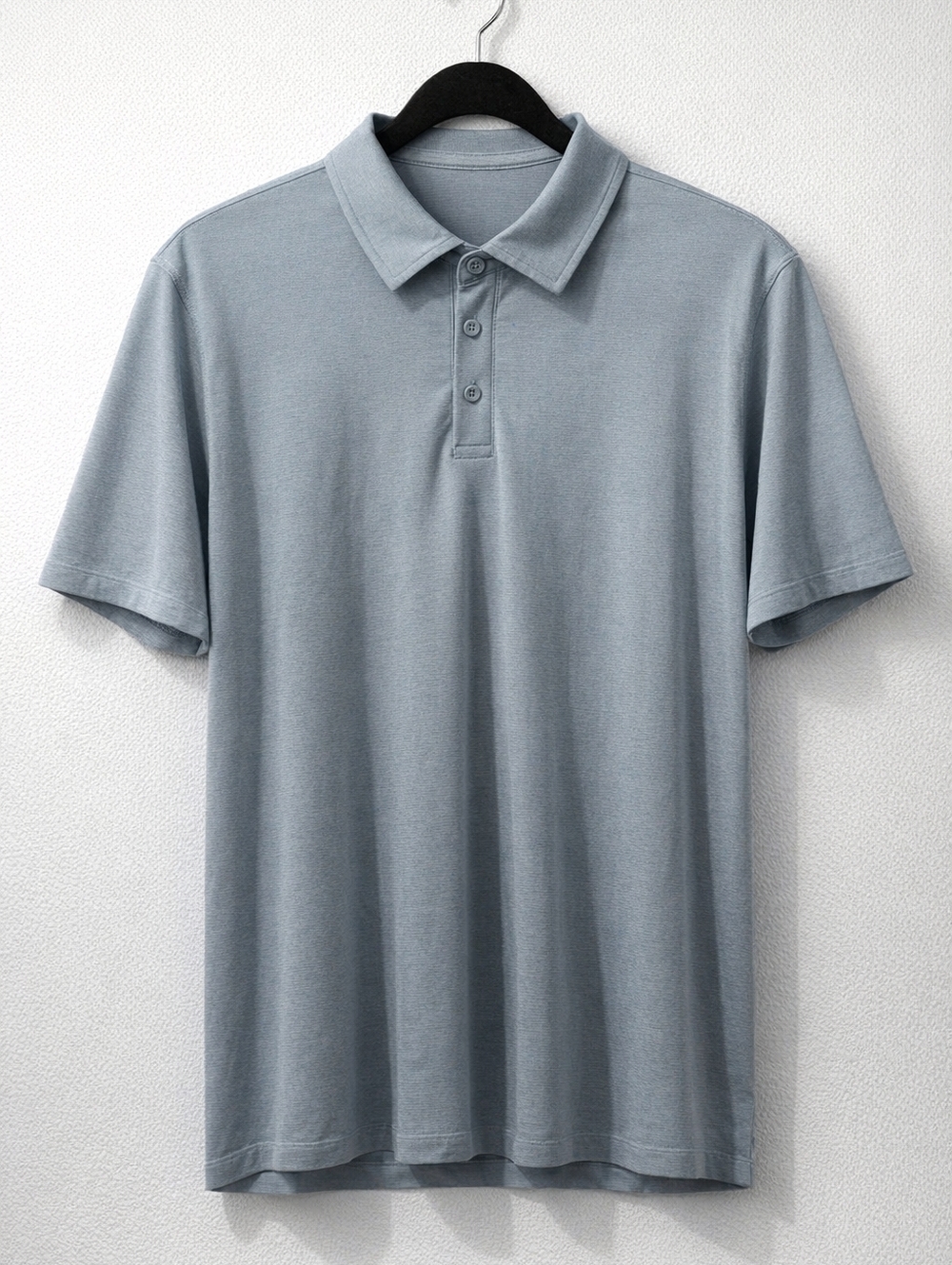 Lululemon Men's Gray Polo Top PTP 19" So About A Size Medium
